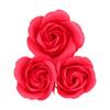 Decoration Wedding Decor Bath Soap Petal Artificial Decor Rose Flower with Bear Rose Soap Flower