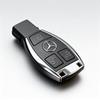 DDJ2   13mm Aluminum Car Key Fob Remote Emblem Badge For Mercedes Benz A C E Class CLA CLS W204 W205 W212 W213 Auto Tuning Accessories