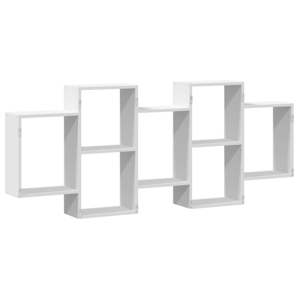 Wall Shelf White 159 x 18 x 65 cm Particleboard