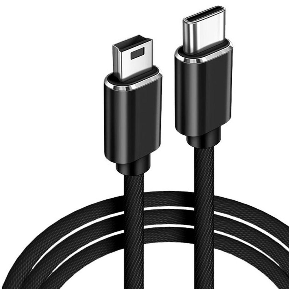 Кабель OTG для синхронизации данных цифровой камеры USB-C на Mini 5-контактный USB Type C на Mini USB кабель для быстрой зарядки