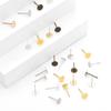 150-500PCS/Bag Iron Stud Earrings Back Plug Ear Pins Needles For DIY Earrings Jewelry Making Findings