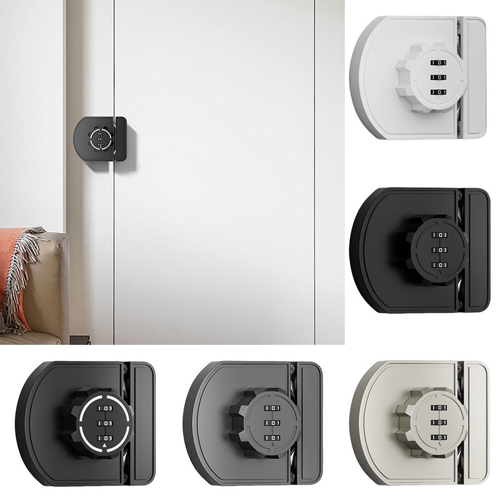 Code Protection Closet Lock Zinc Alloy Drawer Lock Universal Combination Lock Home