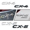 1 шт. Автомобиль 3D АБС-пластик Хромированный Серебристый/Черный CX4 CX5 CX-4 CX-5 Логотип Автомобиль Боковое Крыло Задний Багажник Эмблема Наклейка Для Аксессуаров