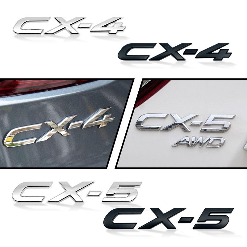 1 шт. Автомобиль 3D АБС-пластик Хромированный Серебристый/Черный CX4 CX5 CX-4 CX-5 Логотип Автомобиль Боковое Крыло Задний Багажник Эмблема Наклейка Для Аксессуаров
