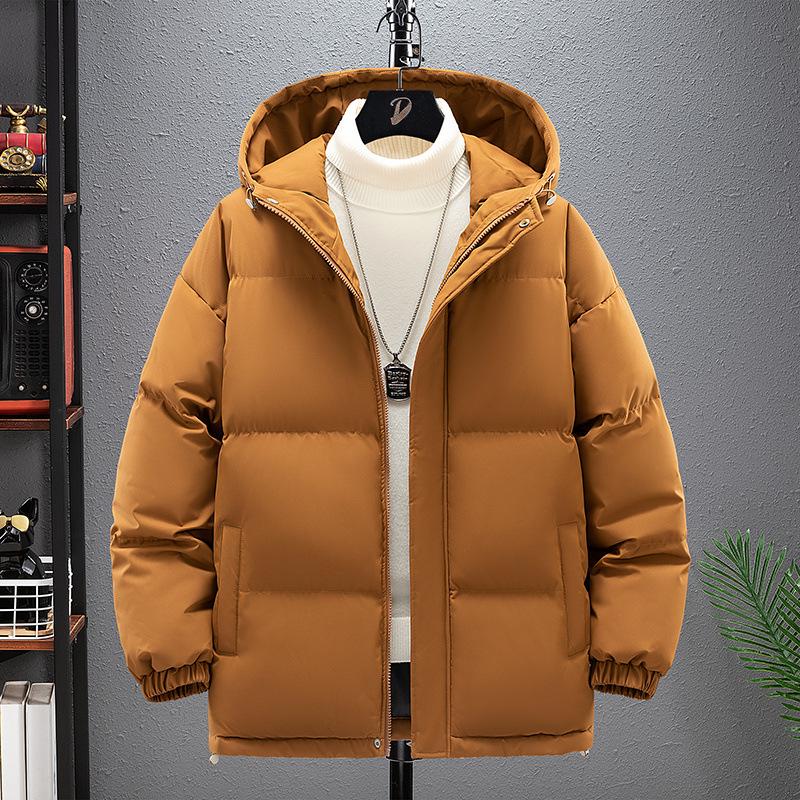 Зимняя мода универсальная мужская повседневная свободная универсальная плотная куртка