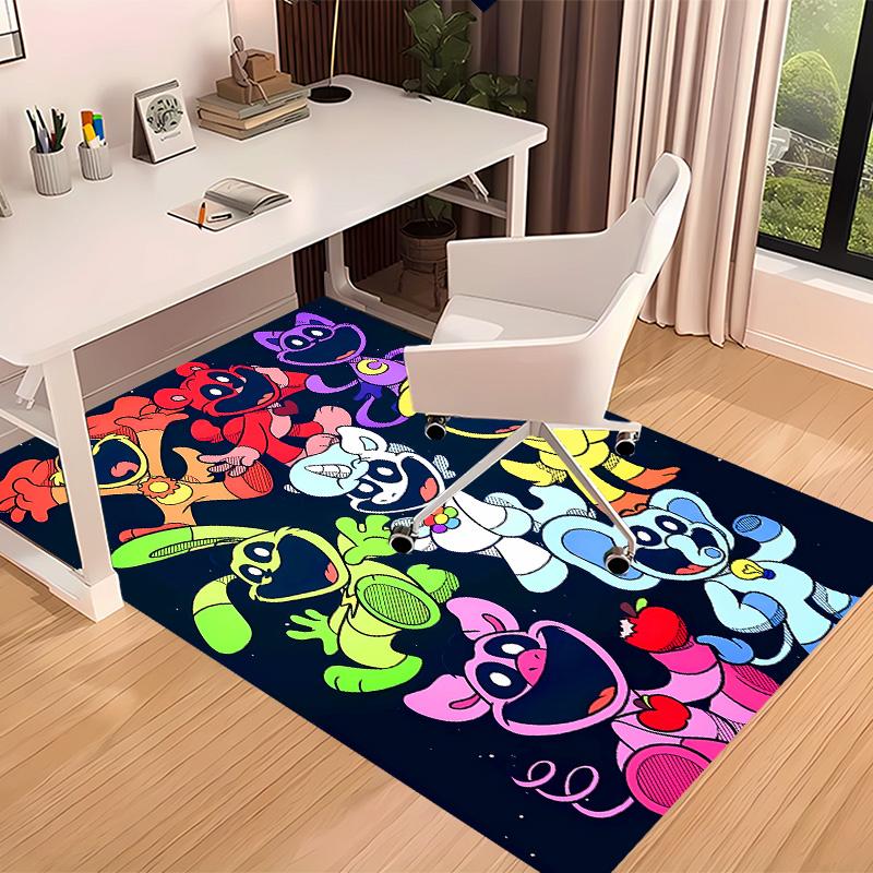 Smiling Critters1 Printed Absorbent Washable Carpet, Non-Slip Bathroom Mats, Kitchen Rugs, Yoga Mat,Living Room Entrance, Camping Picnic Rugs