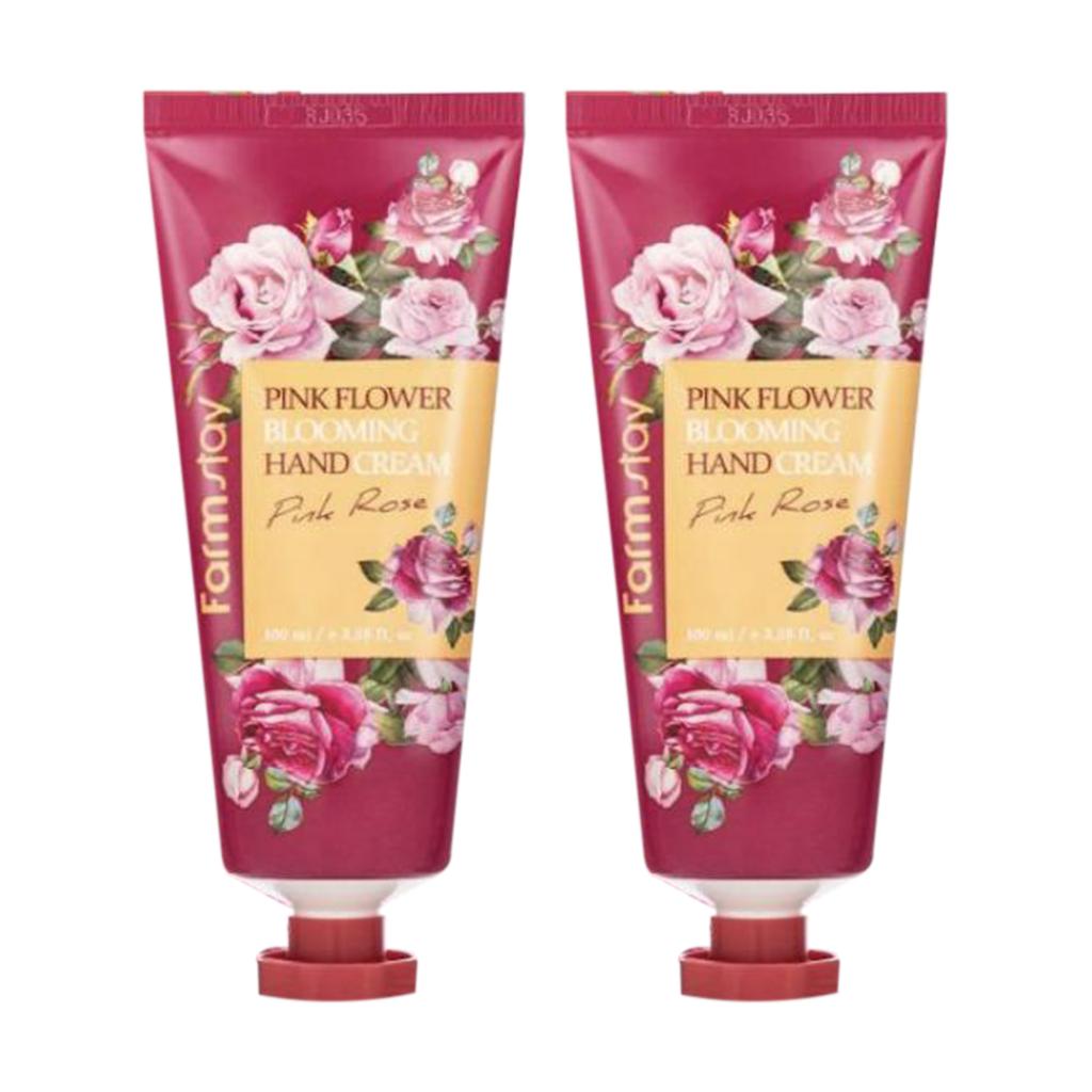FARM STAY Крем для рук Pink Flower Blooming Розовая роза 100мл (3 варианта)