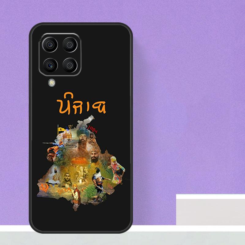 Чехол-карта Пенджаба для Samsung Galaxy M31 M16 M36 M56 M33 M53 M13 M12 M32 M52 M20 M15 M55 M14 M35 M34 M54