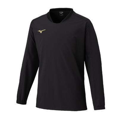 Mizuno Футболка Tough Breaker Tough PLUS Тренировочная Размер L, Водоотталкивающая, Износостойкая, 32MEC182, Унисекс, Черный,