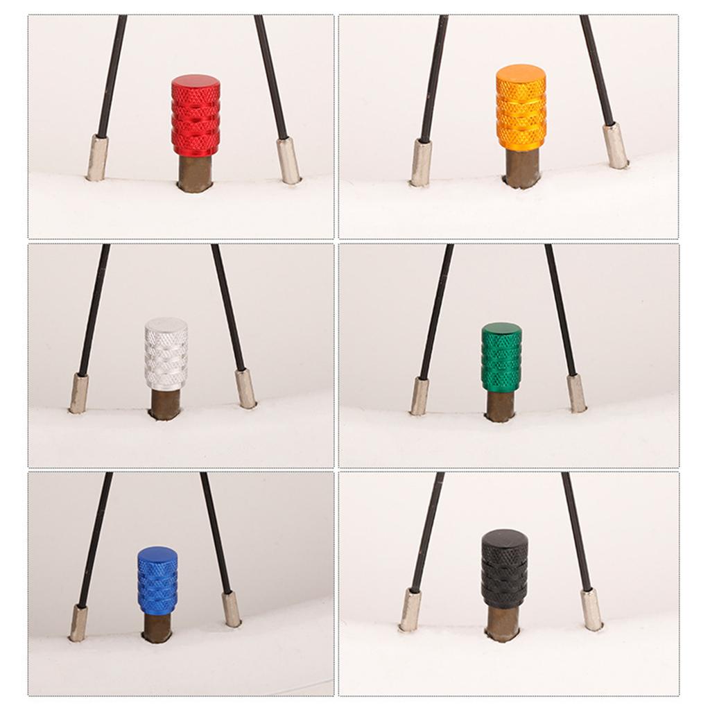 Комплект алюминиевых колпачков клапанов. Прочные алюминиевые колпачки для штоков клапанов. Колпачки для штоков клапанов на колесах для мотоциклов, грузовиков и велосипедов.