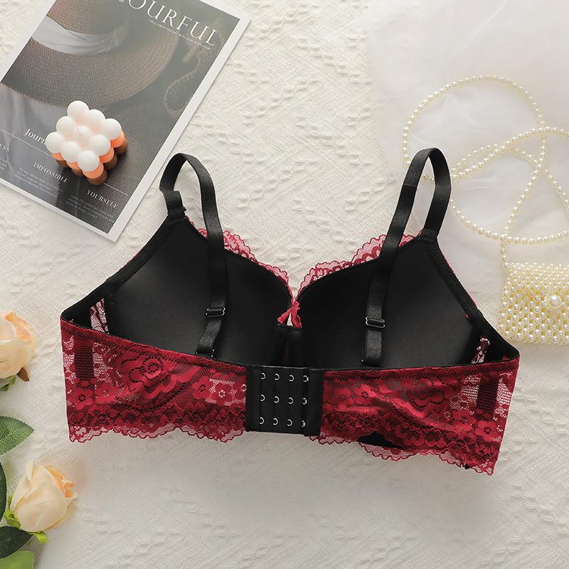 Европейский и американский стиль, регулируемый бюстгальтер большого размера, кружевное нижнее белье большого размера, бюстгальтер пуш-ап на косточках