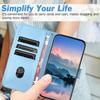 Кошелек с узором личи, кожаный чехол с слотом для карт для Oukitel C26/C5 (2025)