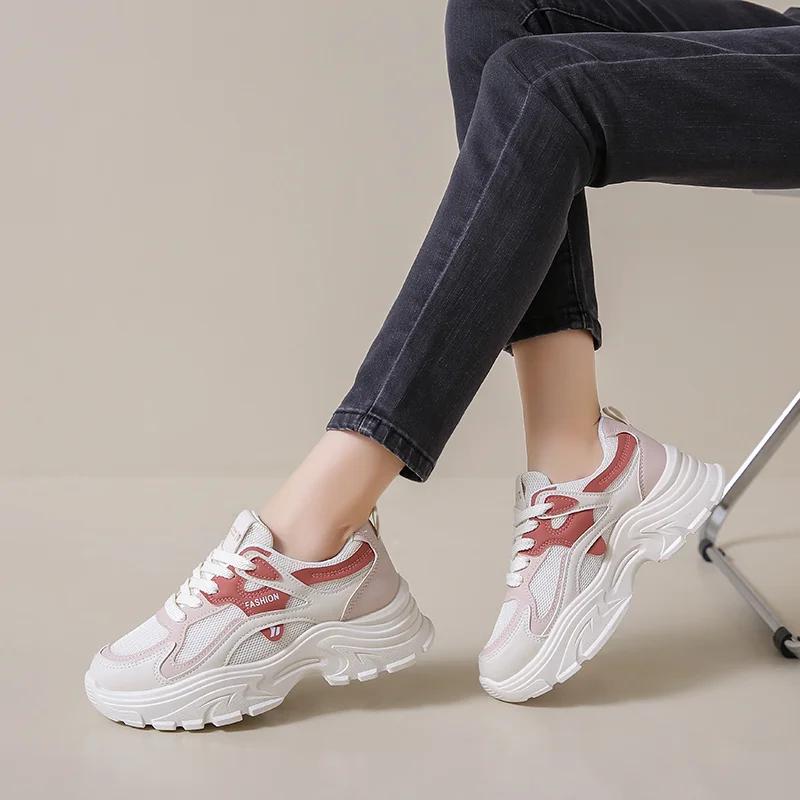 Fashion Plataform Anti-slip Sneakers Shoes For Women Loafers Women's Running Shoes Women's Tenids Sport Loafer'lar Sho Tines