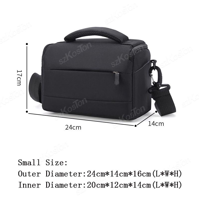 Сумка для камеры, чехол из холста, совместимая с зеркальными камерами Nikon, Canon, Sony, цифровыми зеркальными камерами/зеркальными камерами, сумка-мессенджер через плечо для мужчин/женщин