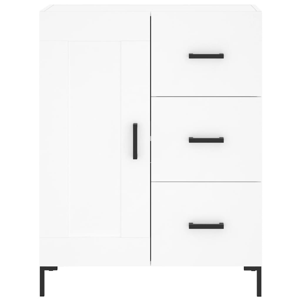 Vidaxl Witrynka, Biała, 69,5X34X180 Cm, Materiał Drewnopochodny