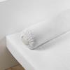 Bolster Pillow - 140 Cm X 21 Cm - 100% Polyester - Washable At 30° - White