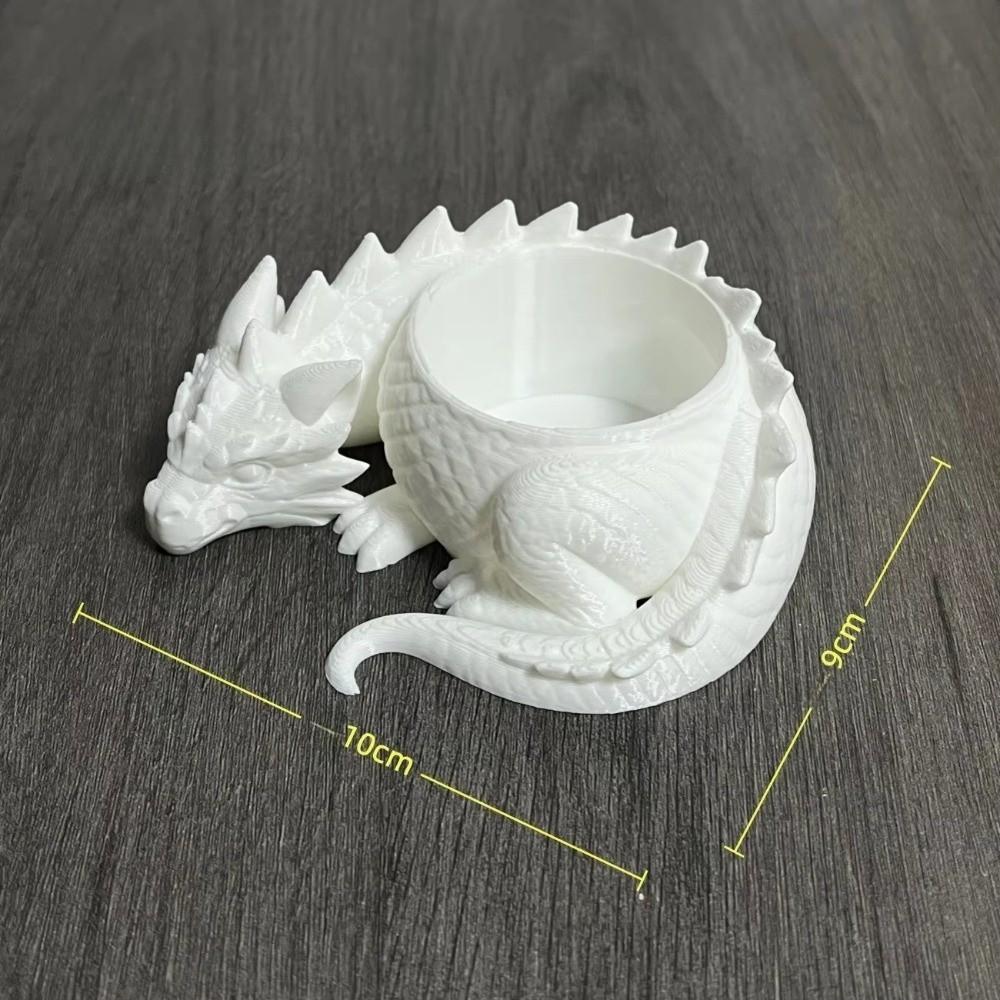 Resin Sleeping Dragon Planter Handcrafted Texture Planter Pot Creative Succulent Pot Gift