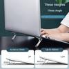 Мини-портативная подставка для ноутбука, 3 шестерни, регулируемая складная невидимая клавиатура, держатель для телефона, алюминиевая опора, универсальные компьютерные аксессуары для Macbook