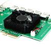 PCIE 1 To 6 PCI Express X4 20Gb 1 To 6 Riser Card Adapter PCI-E Slot 4X To 16X USB 3.0 Riser Extender For Bitcoin Miner Mining