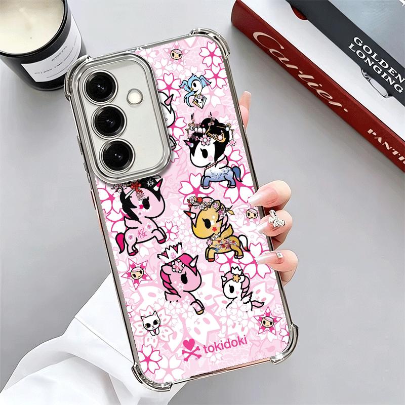 Япония T-Tokidokis Арт Мягкий Чехол Для Телефона Для Samsung A17 A27 A07 A37 A57 A16 A56 A15 A55 A14 A54 A13 A53 A26 A36 A25 A35 A24 A34 A2