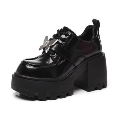 Женские туфли слипоны на толстой подошве со скрытым каблуком, мягкая подошва, платформа, повседневные лоферы, трендовые черные, удобные, шелковистая поверхность