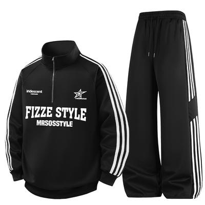 Осенне-зимний комплект, мужской и женский спортивно-повседневный комплект, парный комплект из двух предметов