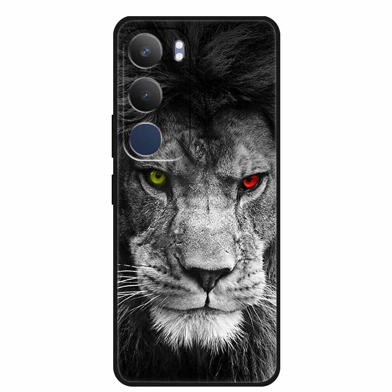 Чехол для Vivo Y19s 4G Y 19s 6.68" Мягкий силиконовый ТПУ чехол для телефона для Vivo Y19s Pro 4G Мультяшное животное Ударопрочный чехол Y19 s Pro 4G