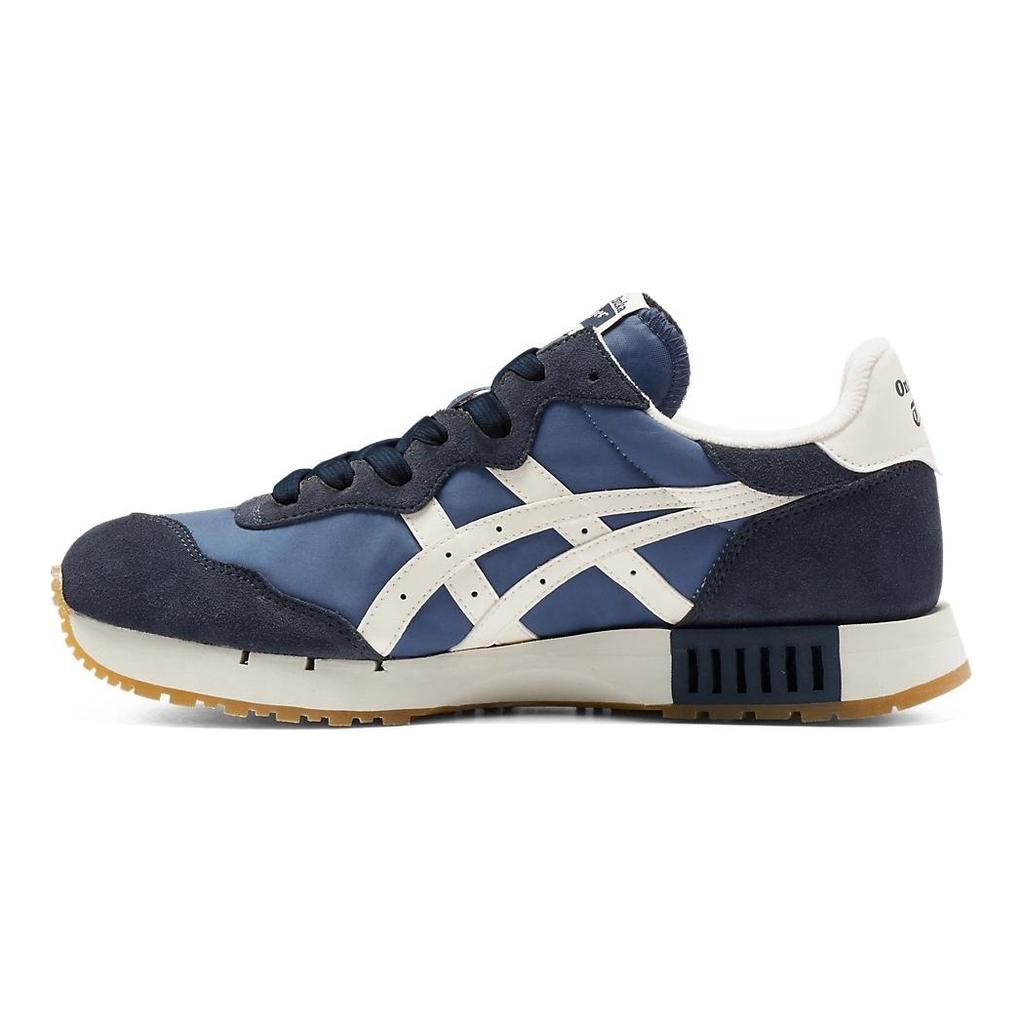 ONITSUKA TIGER X Caliber Нескользящие Износостойкие Низкие Повседневные Кроссовки Унисекс Морской Синий 1183C289-400