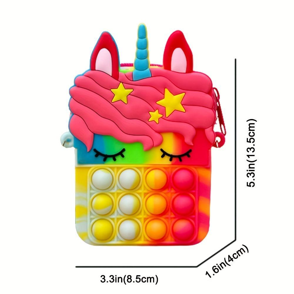 Симпатичная сумка-мессенджер с единорогом, кошелек для монет: Игрушки для девочек для развлечения и снятия стресса без стресса!