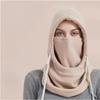 Winter Warm Face Mask Cycling Ski Hat Scarf Mask Integrated Windproof Cold Proof with Thick Fleece Warm Head Cover