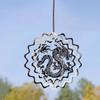 Dragon Sublimation Wind Spinner Metal Rotating Hanging Decoration Feng Shui Wind Catcher Bird Deterrent Nursery Farmhouse Decor