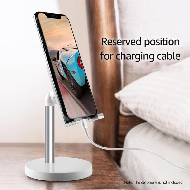 Aluminum Alloy Phone Stand For Desk / Bed Compatible With Cellphone And Tablet Smaller Than 10 Inch