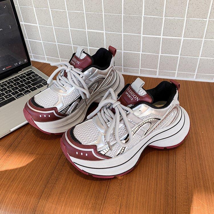 Серебряные туфли для папы, женские, 2024, новые зимние, на толстой подошве, с мягкой подошвой, спортивные, повседневные, из бархата, теплые, из хлопка