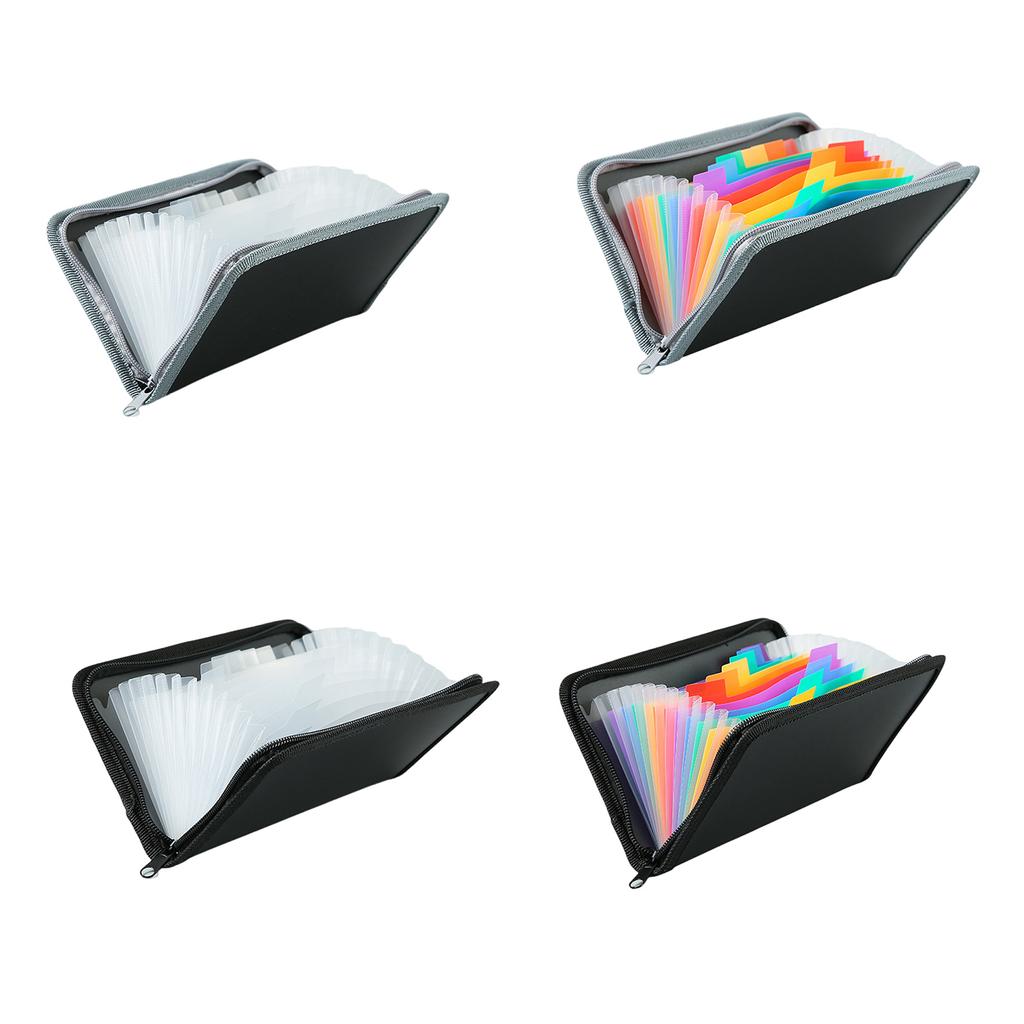 13 карманов Органайзер для чеков и купонов Кошелек для чеков Маленькая расширяемая папка-аккордеон Маленькая папка-гармошка Застежка-молния