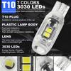 Светодиодная лампа подсветки номерного знака T10 W5W Универсальные светодиодные лампы для заднего ящика W5W 168 Led 5w5 Лампа для освещения салона автомобиля, купола, чтения, номерного знака