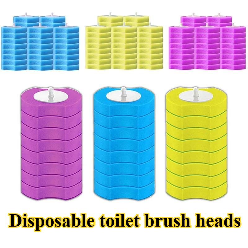 Сменные насадки для туалетной щетки одноразовые с 3 вариантами аромата - Заменяемый чистящий инструмент для домашних ванных комнат