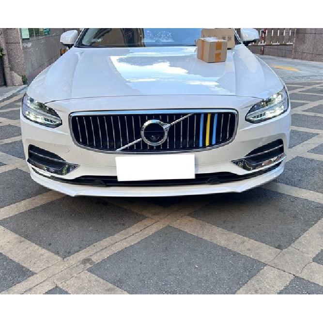 Sweden Flag Color Grille Decoration ert Trims For 2017- Pre-LCI Volvo S90