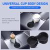 Center Console Cup Holder for Tesla Model 3 2025-2025 Model Y 2017-2025 TPE Embedded Storage Box Auto Interior Accessories
