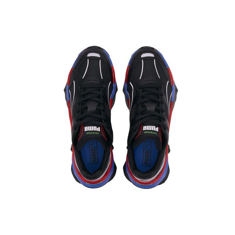 Puma Offroad Mesh Classic Color Block Shock Absorbing Non-Slip Durable Lightweight Mid-Top Running Shoes Unisex Sneakers Black Blue Red 371498-01