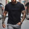 Летняя мужская футболка с 3D-принтом, спортивная одежда, простая, с коротким рукавом, цифровая печать