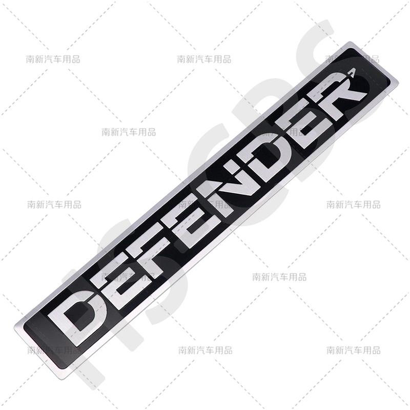 3D Алюминиевые Буквы Логотип Defender для Автомобиля Наклейки Декор Крыла Двери Автомобиля Значок на Задний Багажник Значок на Заднюю Дверь Аксессуары Стайлинг
