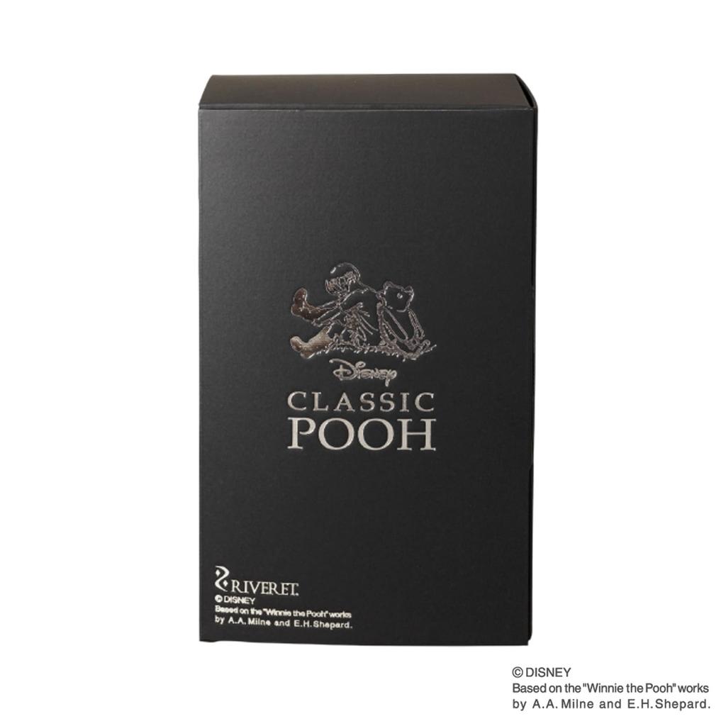 [Set] 2-Piece Set (RIVERET CLASSIC POOH French Mug, 310ml, Bamboo, Dishwasher Safe, RV-207WCP, and Gift Bag with Ribbon)