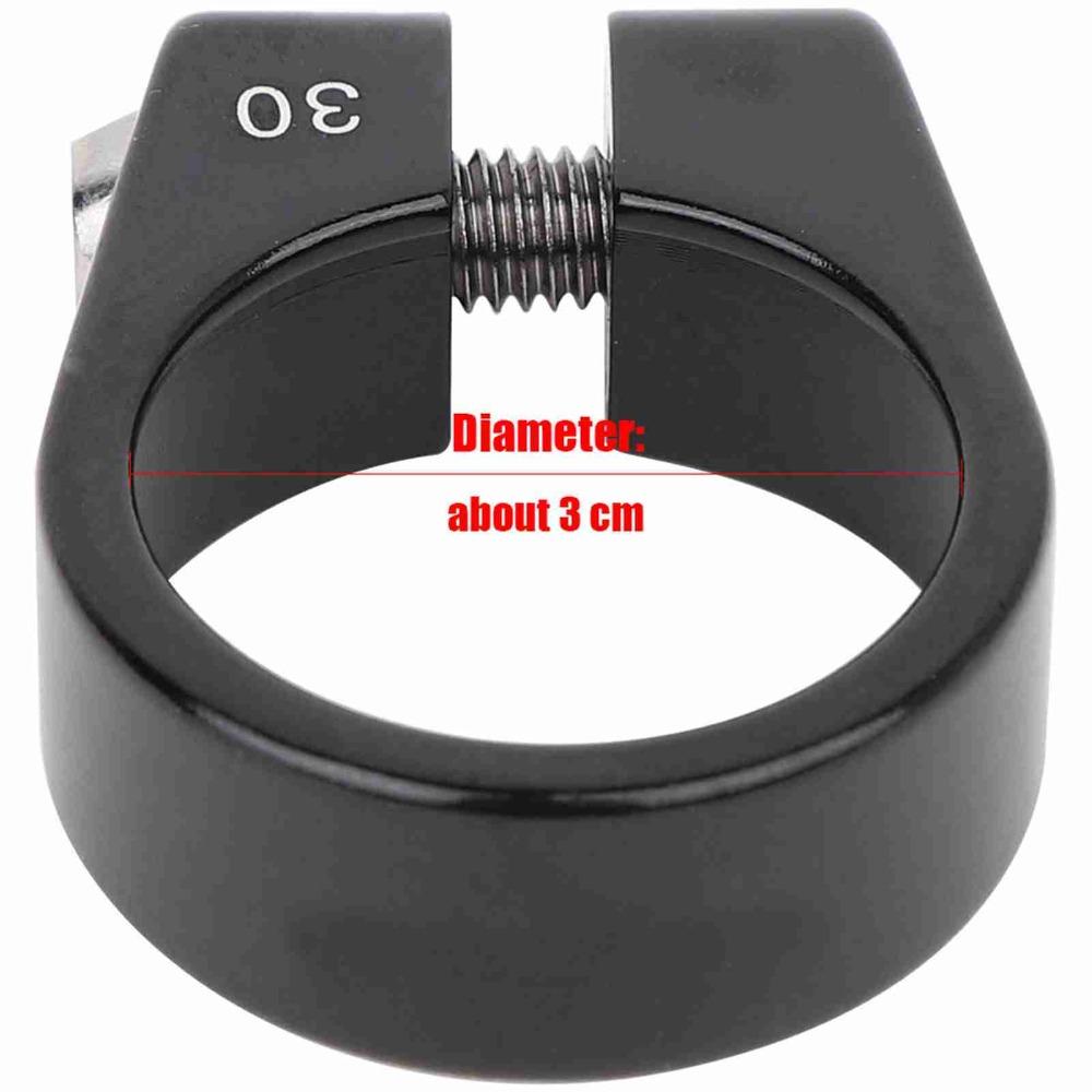 30mm Bike Pipe Clamp Bolt Type Seatpost Clamp Durable Bike Seat Post Clamp Road Bike