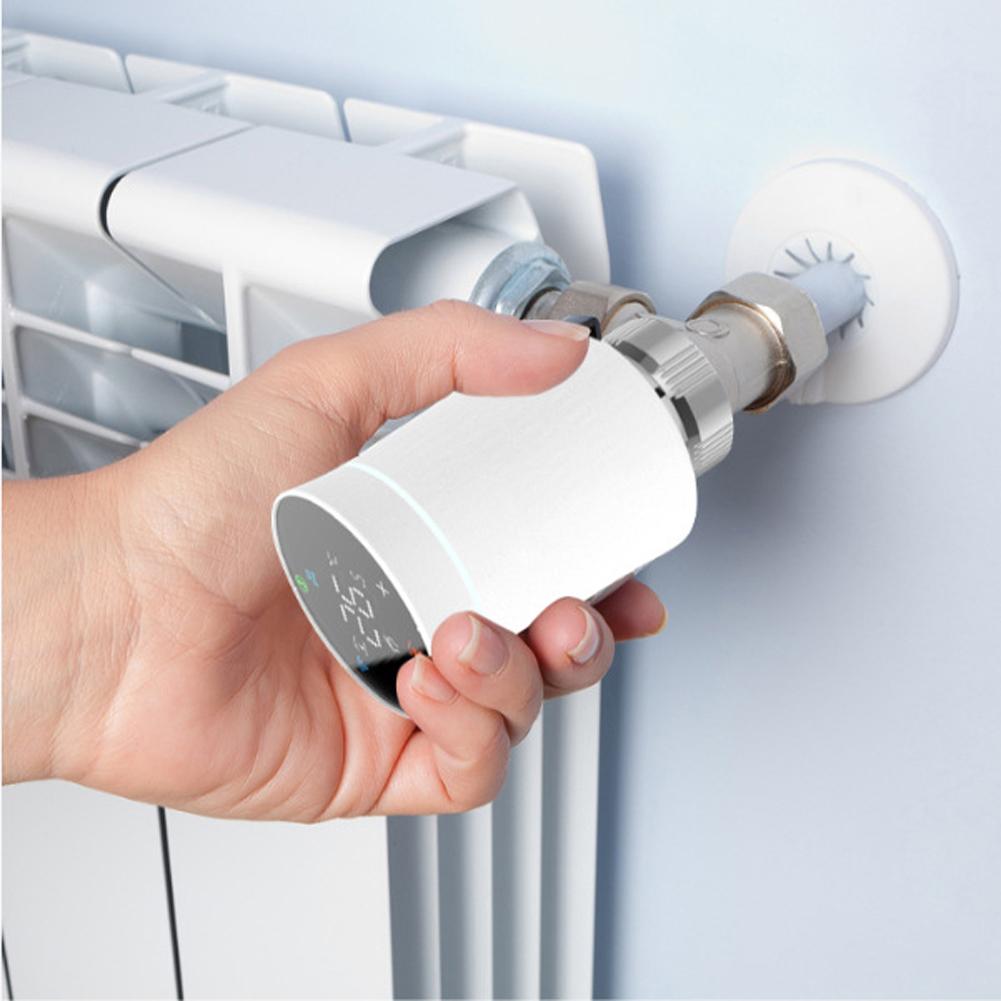 Tuya Zigbee TRV термостатический клапан светодиодный экран дисплея умный дом бытовая температура жизни