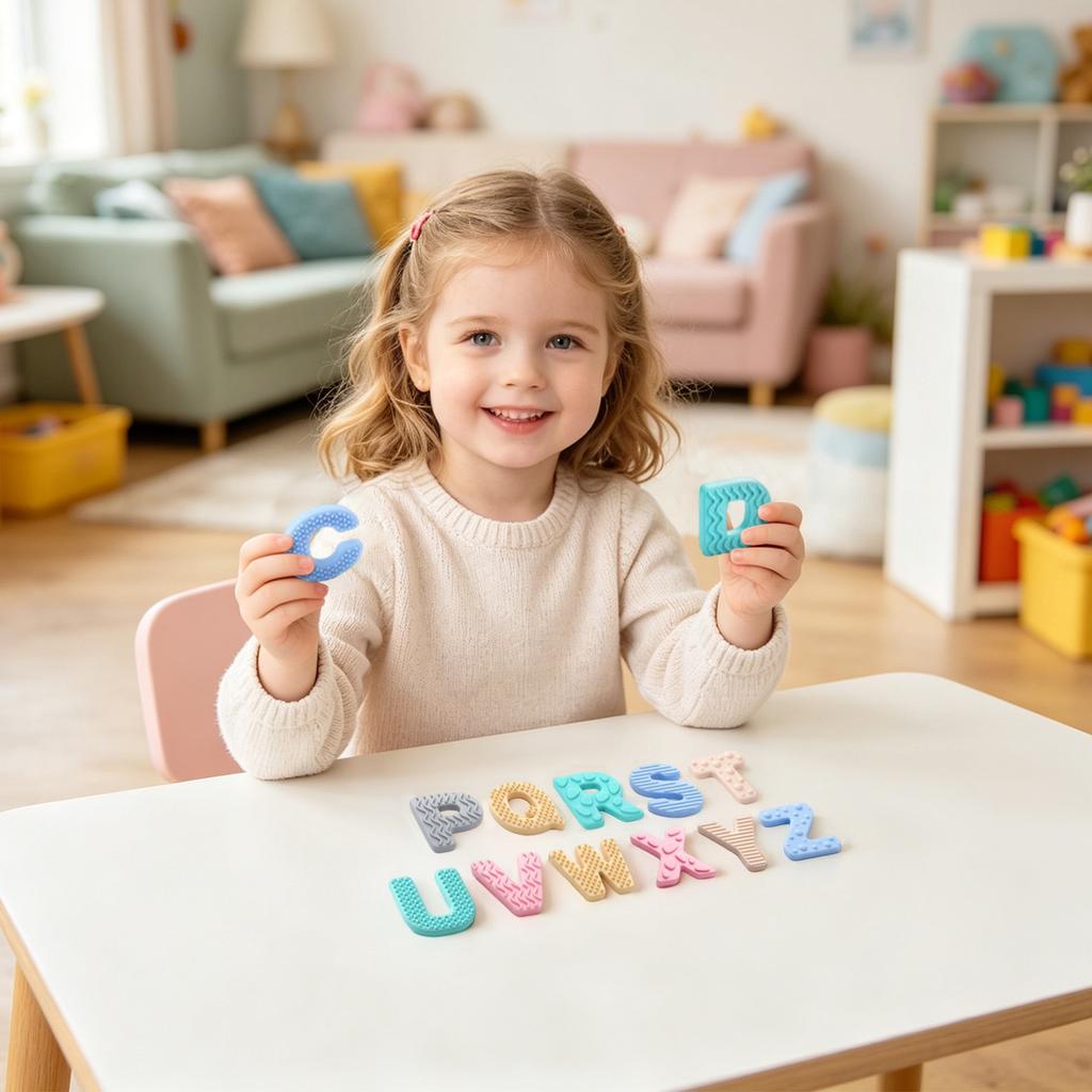 Magnetic Sensory Letters Early Learning Educational Toy
