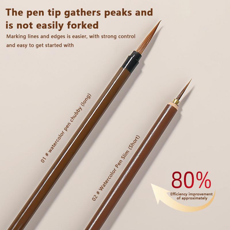 Кисть для дизайна ногтей с волчьим волосом, ручка для гелевой живописи, ручка для рисования проволоки, лайнер, кисти для лака, инструменты для дизайна ногтей