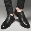 Casual Slip On Formal  Leather Men Shoes Men Italian Black Male Loafers Men Shoes Wedding Party Dress Shoes