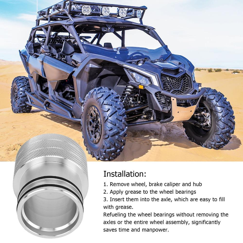 Silver Wheel Bearing Greaser Wheel Bearing Grease Tool For Maverick X3 Max Turbo RR