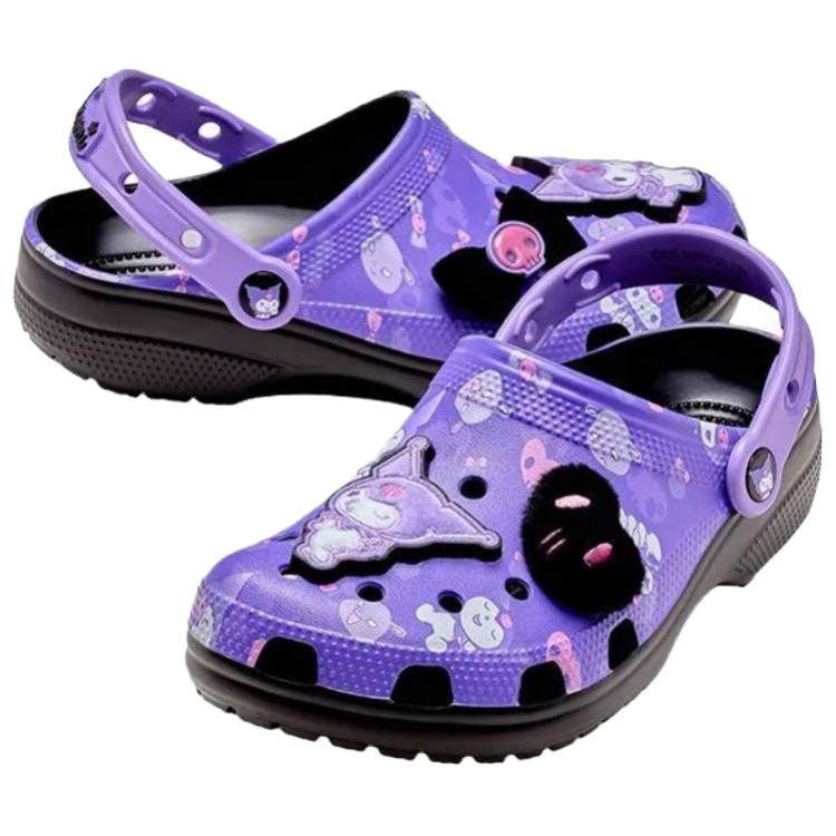 KUROMI x Crocs Классические клоги Kuromi Женские Фиолетовые 211491-90H