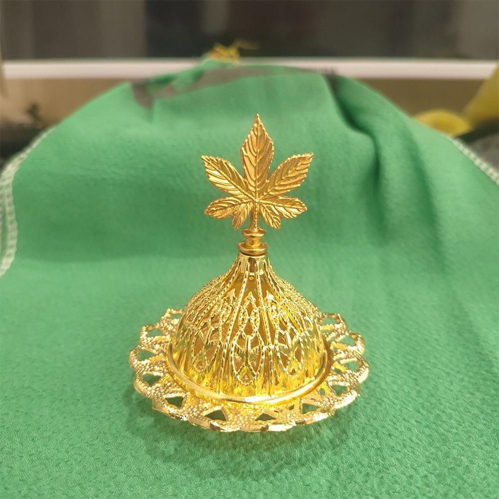 Gold Mini Censer Holder Zinc Zinc Alloy Aromatherapy Burner Creative Metal Incense Burner  Middle East